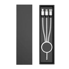 Chargering 3-In-1 Braided Keyring Cable
