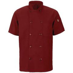 Chef Designs Mimix Short Sleeve Chef Coat With Oilblok