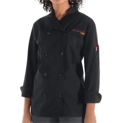 Chef Designs Women's Mimix Chef Coat With Oilblok