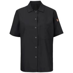 Chef Designs Women's Mimix Short Sleeve Cook Shirt With