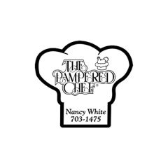 Chef Hat Stock Shape Vinyl Magnet - 20 MIL