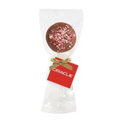Chocolate Covered Oreo Pop With Crushed Peppermint