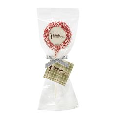 Chocolate Covered Oreo Pop With Nonpareil Sprinkles & Cookie