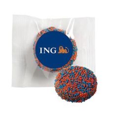 Chocolate Covered Oreo With Nonpareil Sprinkles