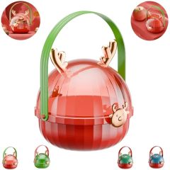 Christmas Candy Storage Bucket Gift Box Holiday Decoration