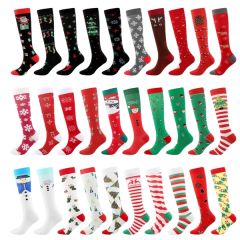 Christmas Compression Socks For Women & Men 15-20mmhg