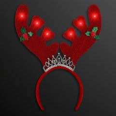 Christmas Queen Light Up Antlers Headband