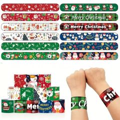 Christmas Slap Bracelets Party Favors