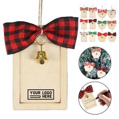 Christmas Wooden Message Board Pendant