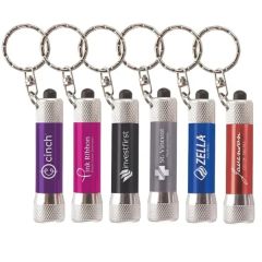 Chroma - Laser Engraved Metal LED Flashlight With Keyring