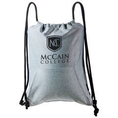 Chrome Fleece String Backpack By Taroko
