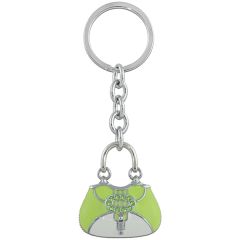 Chrome Plated Purse Key Chain