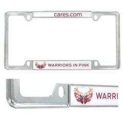 Chrome Plated Zinc License Plate Frame