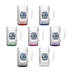Chug 15 Oz Sports Fan Glass Beer Mug