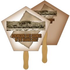 Church Hand Fan Full Color 2 Sides