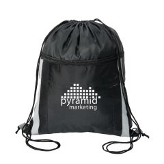 Cinch Dazzler Reflective Drawstring Bag