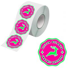 Circle Roll Labels 1in X 1in
