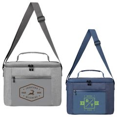 City Pack 600d rPET Zippered Cooler Bag - Heat Transfer