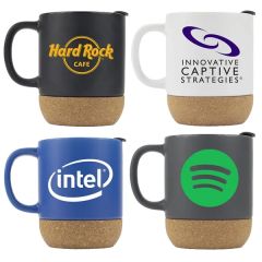 Classic 12 Oz Ceramic Mug With Cork Base