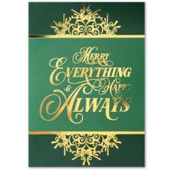 Classic Merry Everything Greeting Card