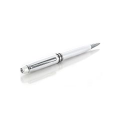 Classic White Pearl Finish Crystal Pen
