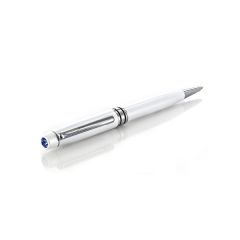 Classic White Pearl Finish Crystal Pen