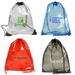 Clear Drawstring Backpack