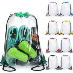 Clear Drawstring Backpacks Bags For Gym Sport Event