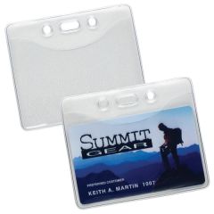 Clear Horizontal Card Holder