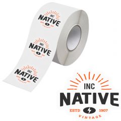 Clear Roll Labels 2in X 2in