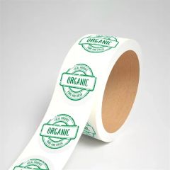 Clear Roll Labels 8 X 8