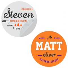 Clear Stickers Custom 2in X 2in