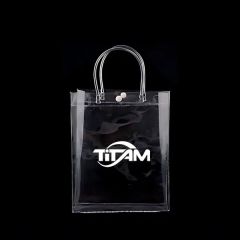 Clear Tote Bag5.1 Inch Wx 5.7 Inch Hx 2.8 Inch T