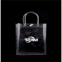 Clear Tote Bag7.9 Inch Wx 7.9 Inch Hx 3.1 Inch T