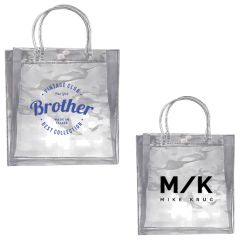 Clear Tote Bag 11 Inch Wx 11 Inch Hx 4.3 Inch T