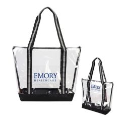 Clear Tote With Zipper