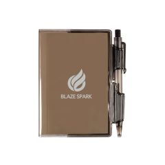 Clear-View Jotter Notebook & Pen 3.375 Inch X 4.125 Inch