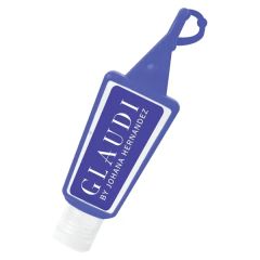 1 Oz 75 Percent Hand Sanitizer Gel W/Silicon Hook Loop