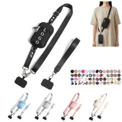 Clip and Go Strap For Phone With Wallet Crossbody