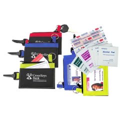 Clip-On ID Holder With Zip Purse