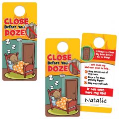 Close Before You Doze Full Color Door Hanger - Pack Of 100