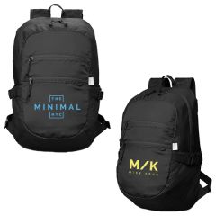 Clover Recycled 240t Travel Backpack 27L -Heat Transfer