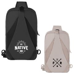 Coastal Threads Repreve Dual Carry Sling Bag - Silkscreen
