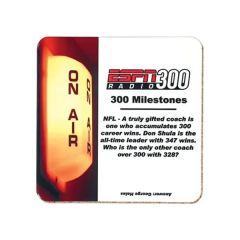 Coaster - 3.5 Inch Square Deluxe Coaster W/Cork Lining