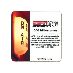 Coaster - 3.5 Inch Square Deluxe Coaster W/Cork Lining