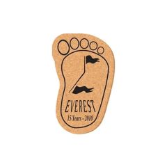 Coaster - 3 1/4 Inch X 5 1/4 Inch Footprint Shape Cork Coasters