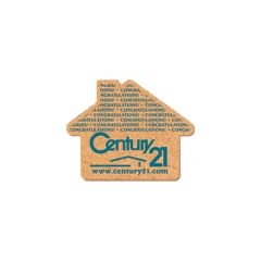 Coaster - 4 Inch House Shape Cork Coasters