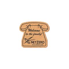 Coaster - 4 Inch Phone Cork Coasters