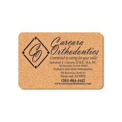 Coaster - 4 Inch X 6 Inch Rectangle Cork Coasters