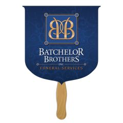 Coat Of Arms Hand Fan Full Color 1 Side